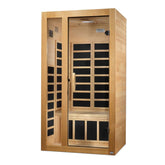 Dynamic Gracia 1-2-person Low EMF FAR Infrared Sauna - Health Wellness Go